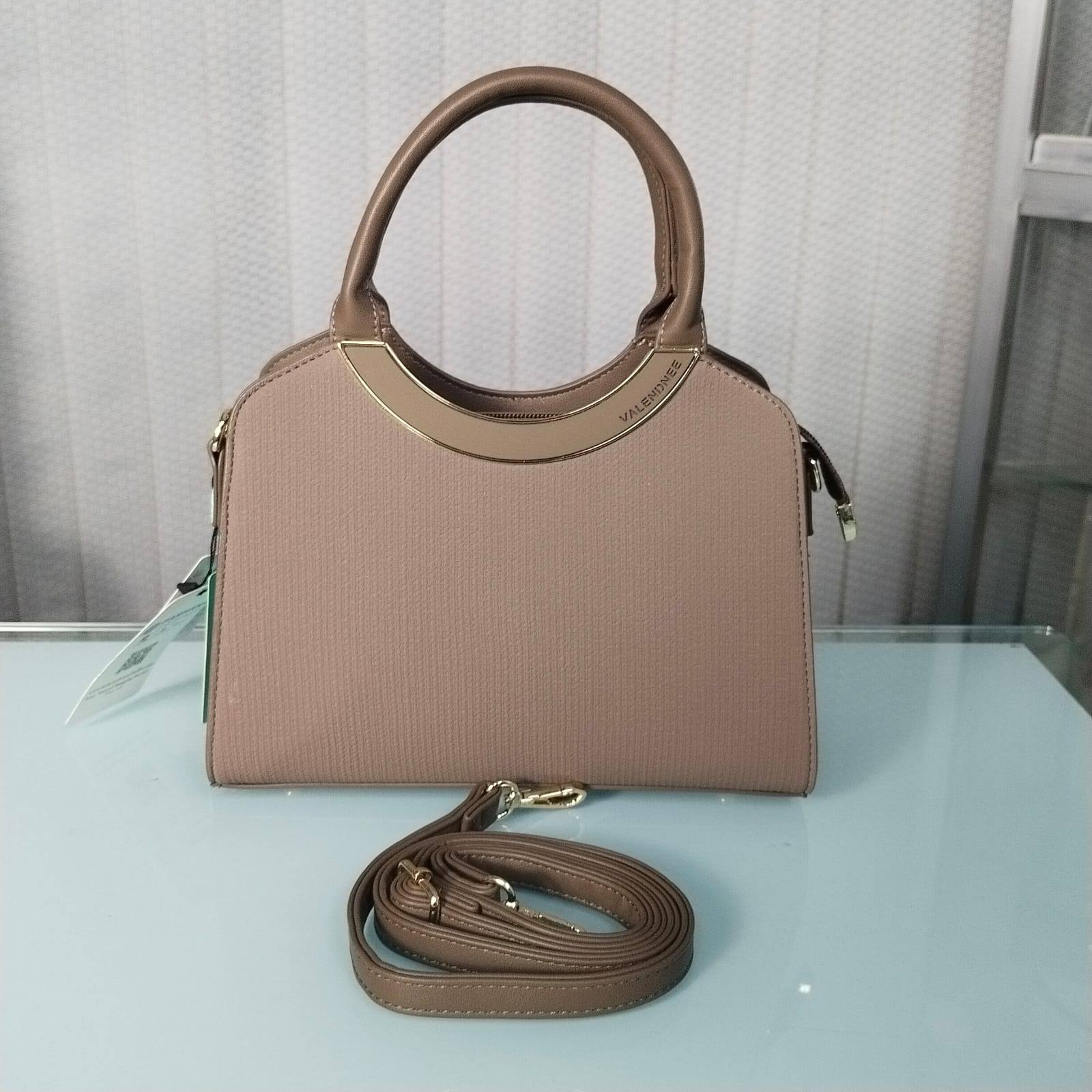 VALENDNEE Brand Luxurious Handbag With Long Belt (10” x 8”)