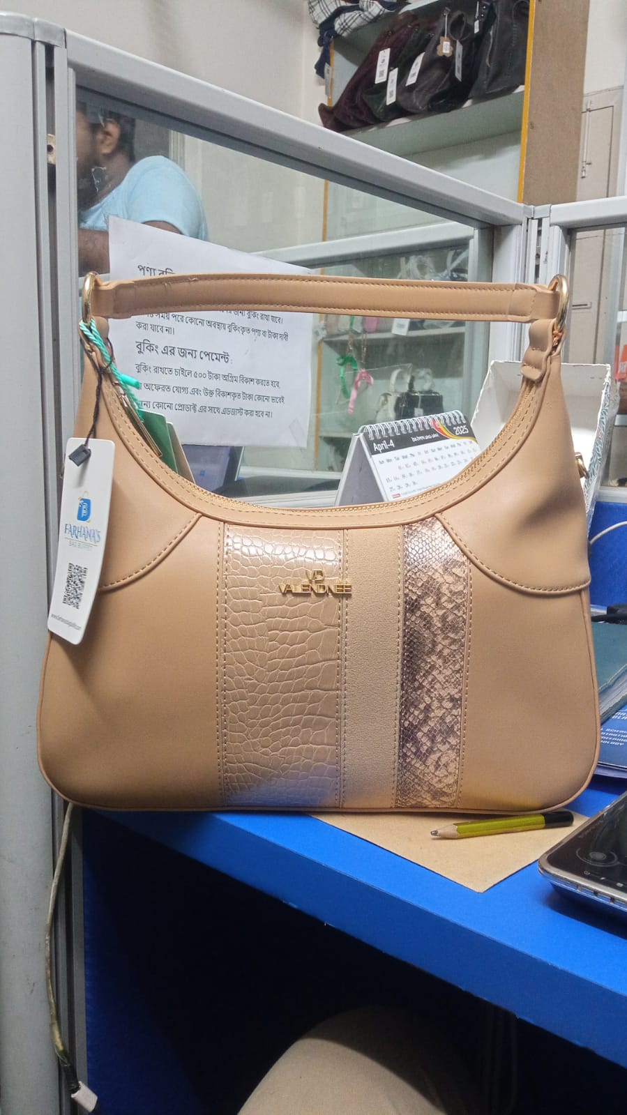 Valendnee VD premium Quality Stylish Tote Khaki Bag