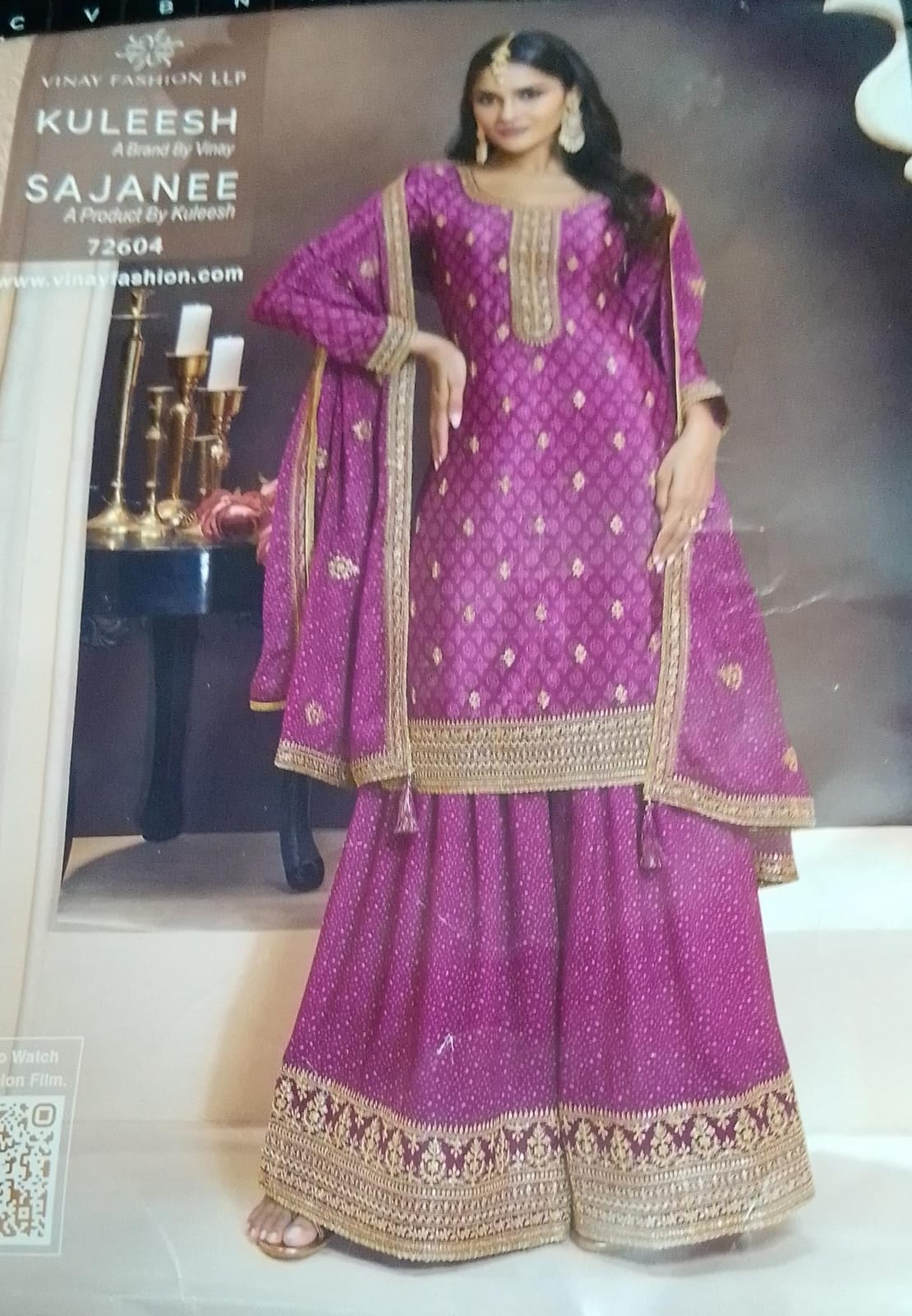 Vinay Brand Kuleesh Party Three Piece