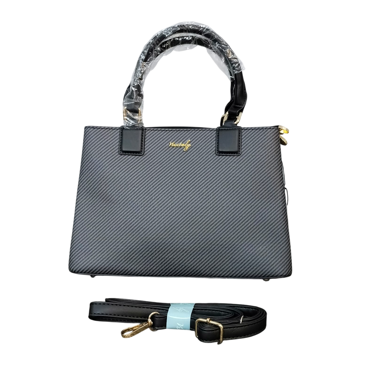 Vinitaly Brand Gorgeous Handbag with Extra Long Belt- 12" x 8.5"