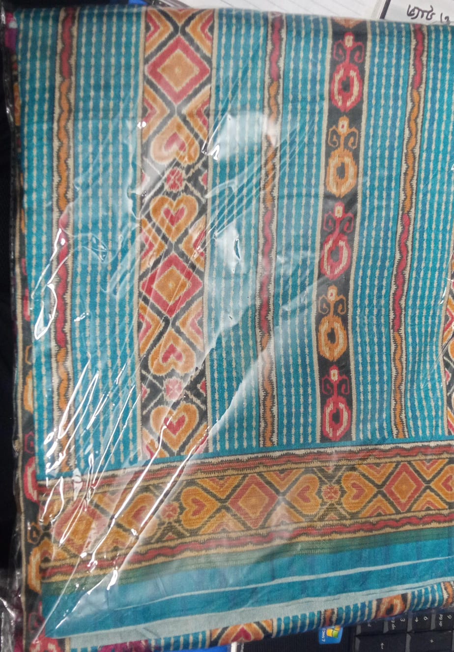 Vretika Fashion Cotton Fabrics Sharee