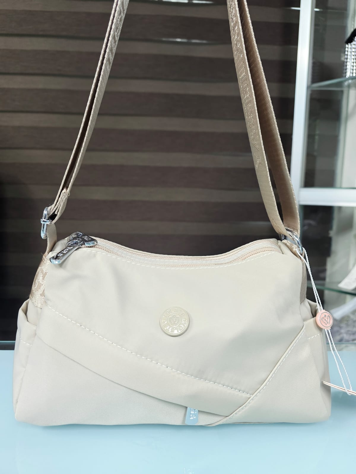 YAGELAISHI Brand Premium Fabric Crossbody Bag (y1076#)
