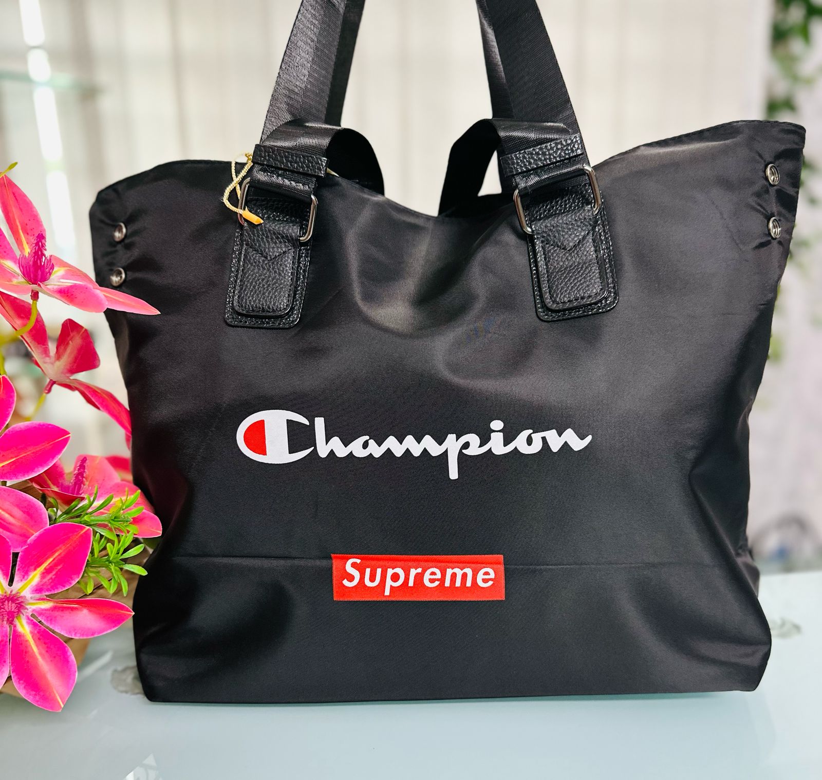 Yibaiyi Brand Parachute Fabrics Supreme (Champian) Travel Bag (Single Zipper)