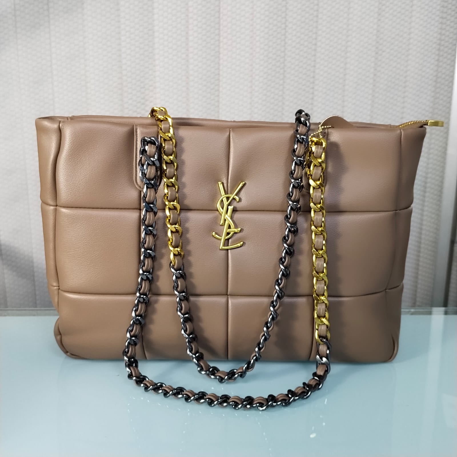 YSL Brand Premium Leather Shoulder Bag (82010)