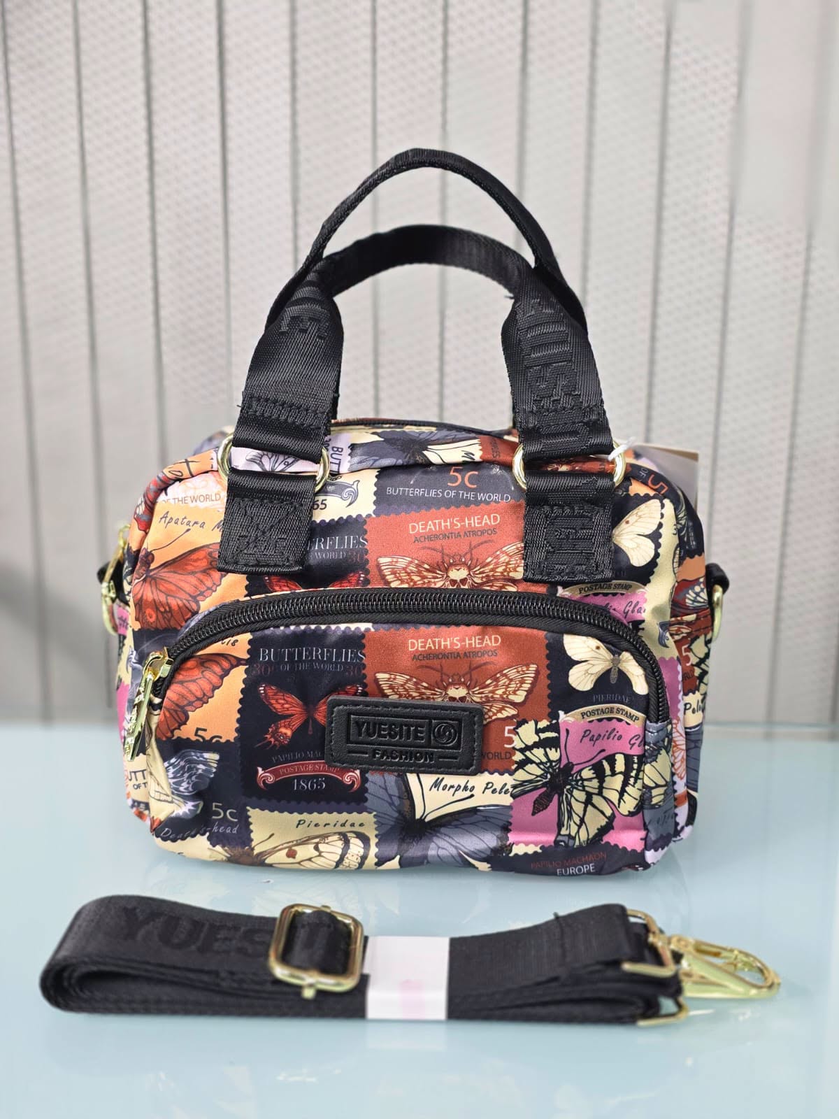 Yuesite Brand Premium Fabric Crossbody Bag