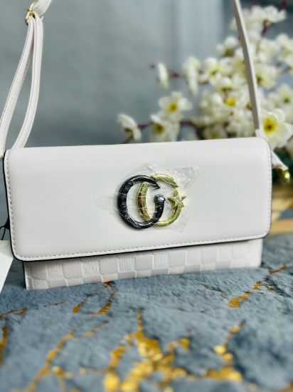 Picture of Latest Way Brand White CG Star Purse Bag