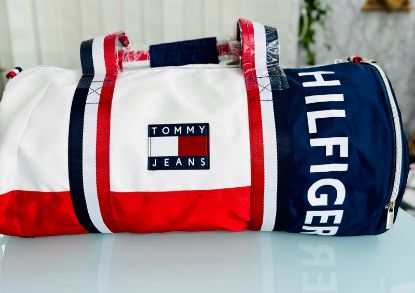 Picture of Tommy Jeans Hil Figer Travel GYM  Mix Colour (Blue White Red) Bag