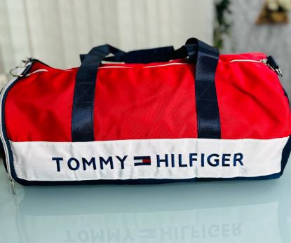 Picture of Tommy Jeans Hil Figer Travel GYM  Mix Colour (Red White Blue) Bag