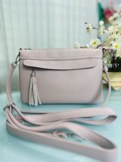 Picture of Chandrica   Synthetic Leather Regular Shoulder Pink Bag