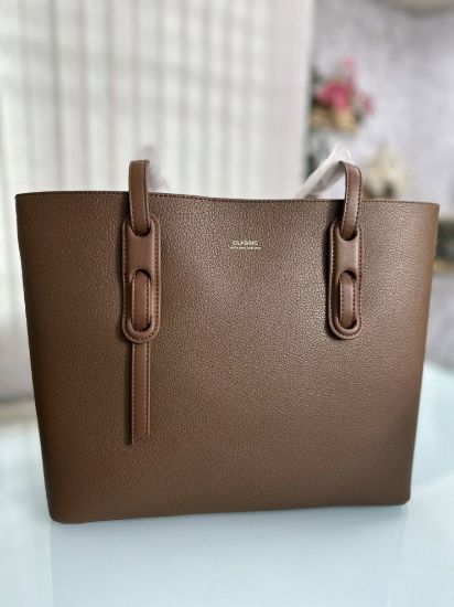 Picture of Classic Only You Just You PU Leather Brown Bag 