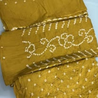 Picture of Chunri Brand Exclusive Cotton Yellow Three Pecs