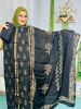 Picture of Maheshwari Batiks Cotton Fabrics Black Color Three Piece 