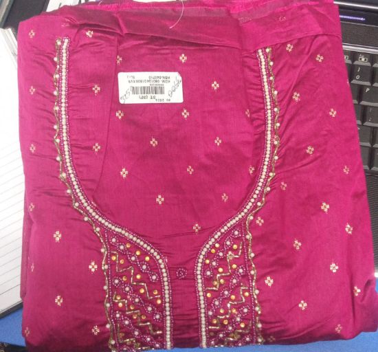 Picture of Indian Party Silk Three Pieces (SP:2380)