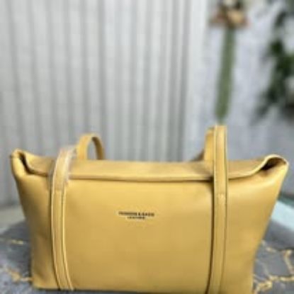 Picture of Fashion & Bags Leather brand Shoulder Bag Yellow Brown