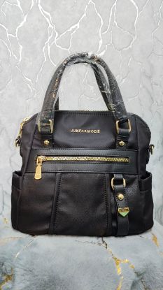 Picture of Junfa & Mode Backpack With Side Carry Black Bag
