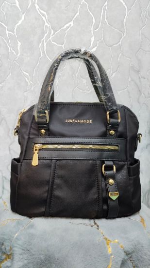 Picture of Junfa & Mode Backpack With Side Carry Black Bag