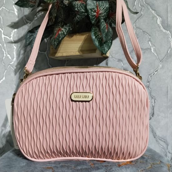 Picture of Uiu Uiu Luxurious Crossbody Belt Bag – Brown Leather (9x7")