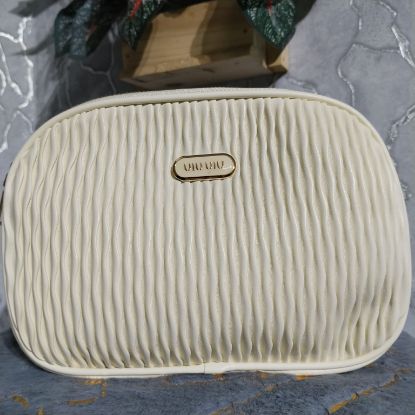 Picture of Luxurious Crossbody Belt Bag – Beige Leather (9x7")