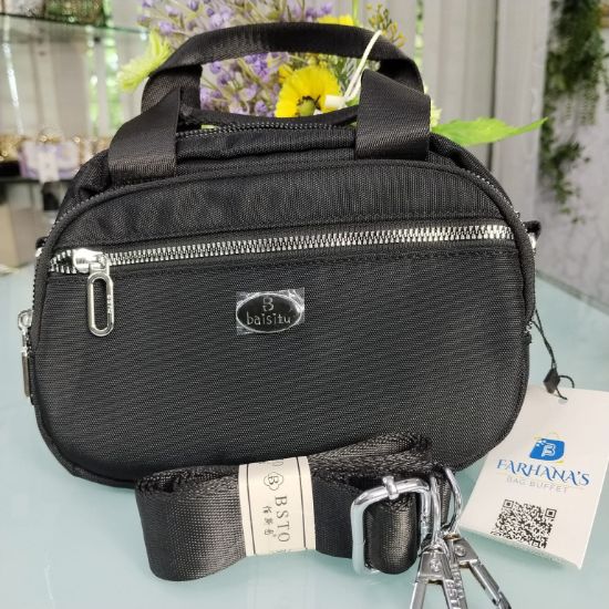 Picture of Baisitu Brand Luxurious Crossbody Belt Bag – Black