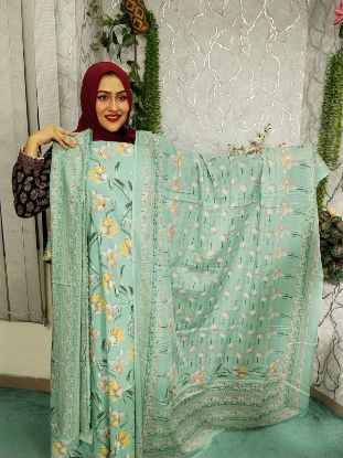 Picture of Ordinal Indian Nikis Cotton Three Piece – Premium Soft Cotton Dress Set