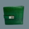 Picture of Luxury Glossy Leather Wallet with Secure Clasp Lock – 4.5" x 4.5"