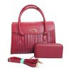 Picture of Chrisbella Brand Luxurious Leather Hand Bag with Long Belt