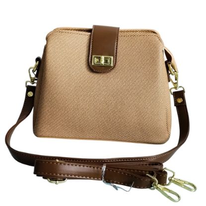 Picture of Premium Leather Hand Bag with Long Belt