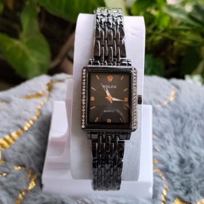 Picture of Rolex Brand Square Stone Ladies Watch