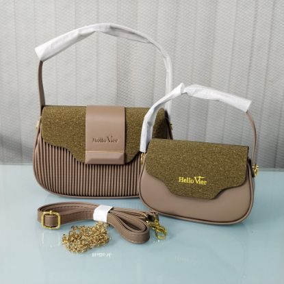 Picture of Hello Vier Brand Luxurious Hand Bag with Mini Bag