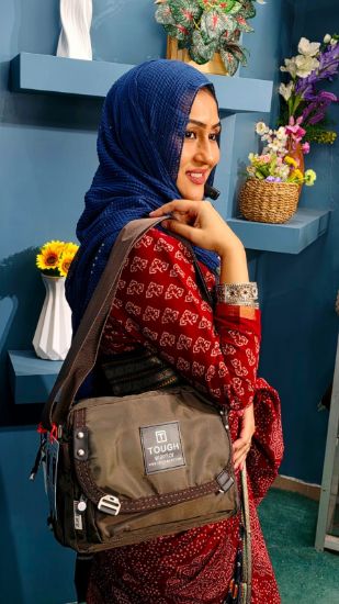 Picture of TOUGH WARRIOR Premium Fabric Crossbody Bag